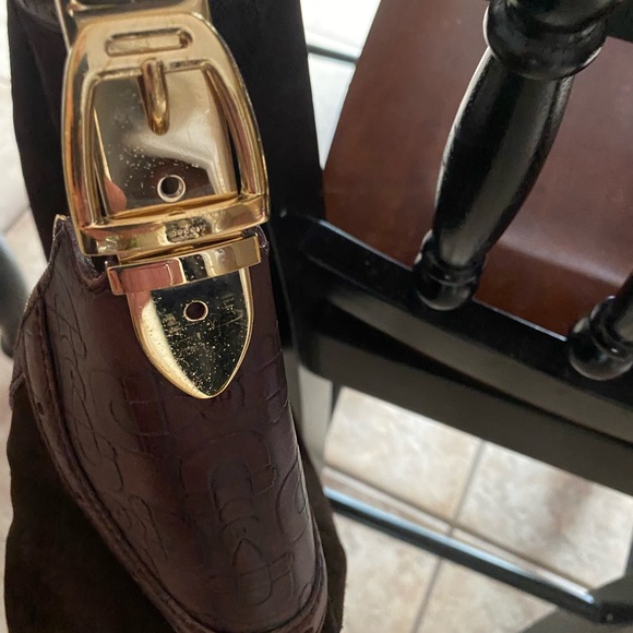 Gucci brown suede bag - Picture 3 of 16